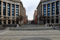 U.S. Navy Memorial Plaza, looking to the National Portrait Gallery